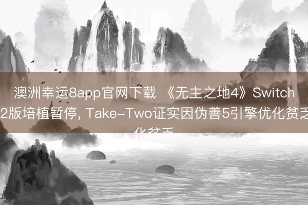 澳洲幸運8app官網下載 《無主之地4》Switch 2版培植暫停, Take-Two證實因偽善5引擎優化貧乏